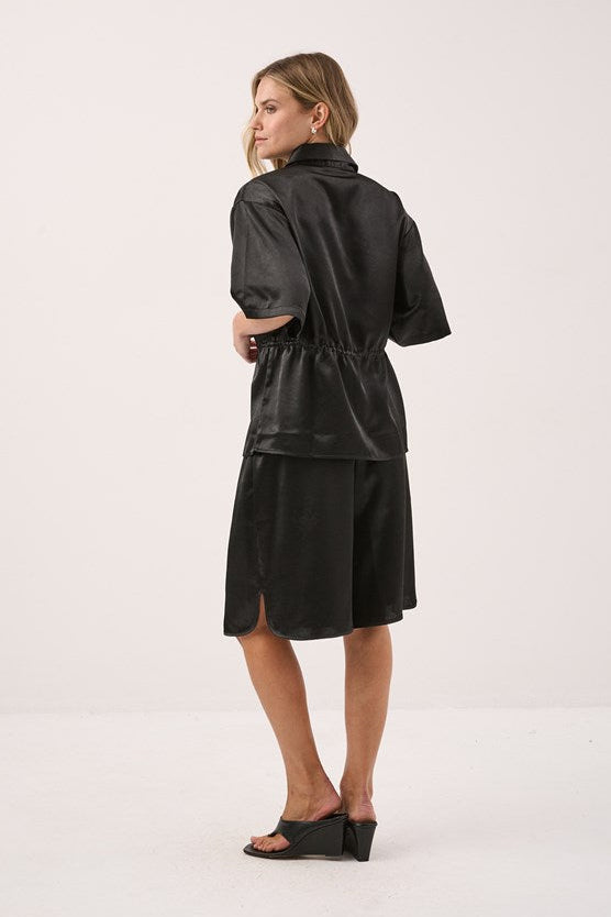 Sass Clothing Lina Bermuda Short (Black)