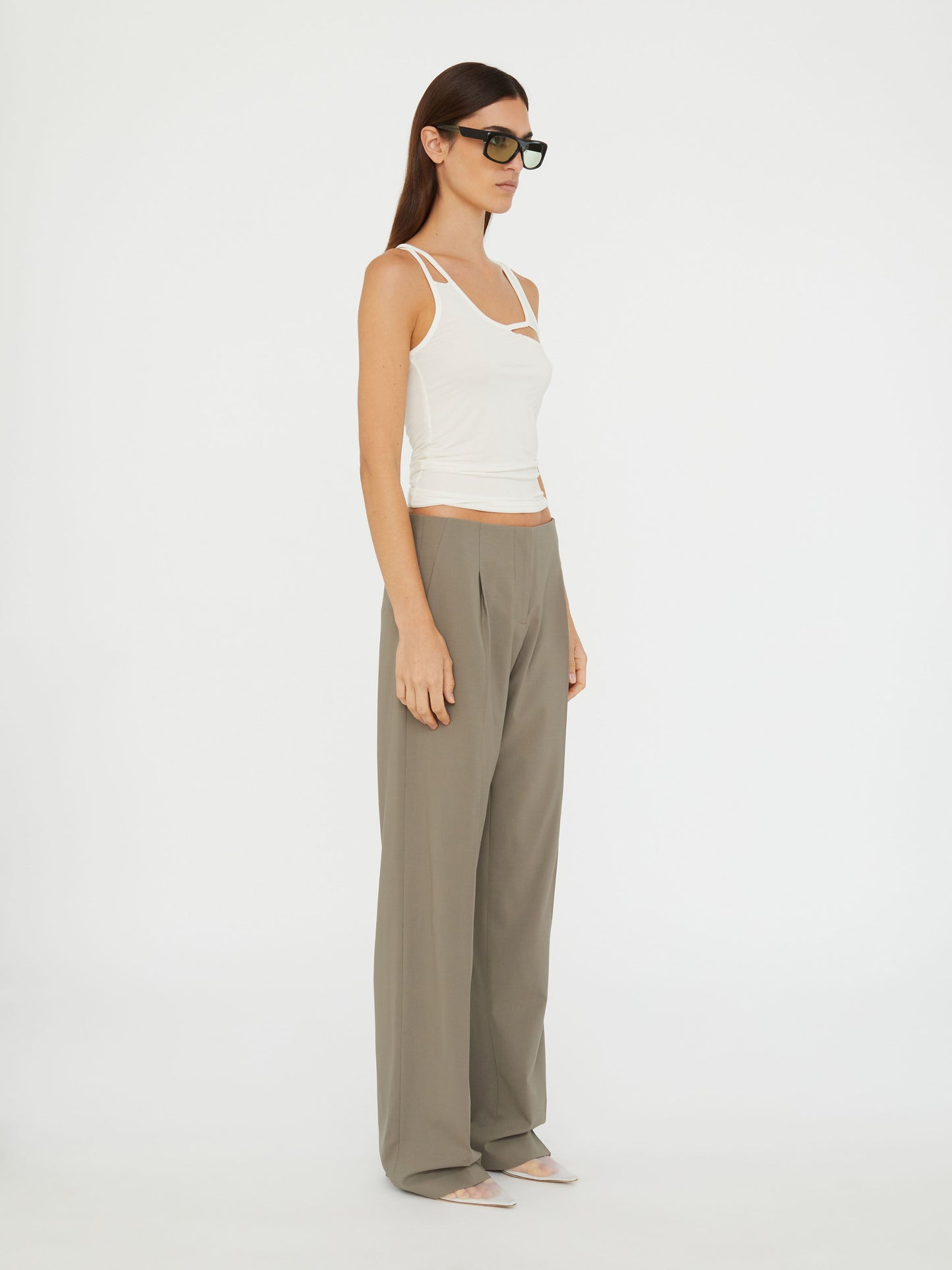 Christopher Esber Redux Wool Trouser (Eucalypt)