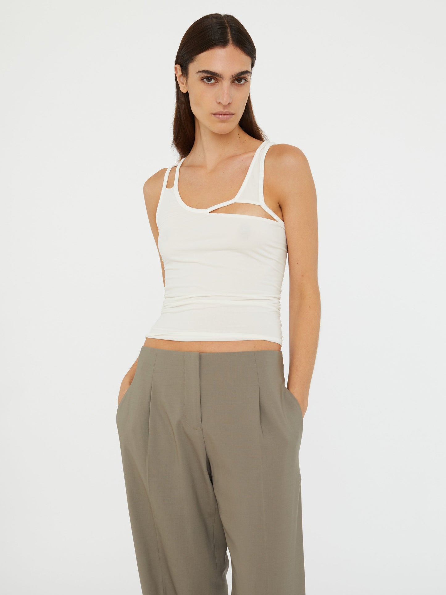Christopher Esber Redux Wool Trouser (Eucalypt)