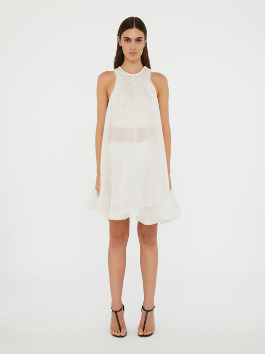 Image of Dresses. Product name - Vapour Separation Tank Dress in White colour by brand - Christopher Esber