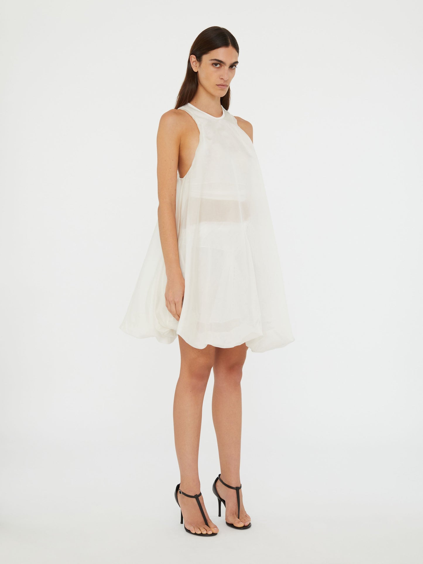 Christopher Esber Vapour Separation Tank Dress (White)