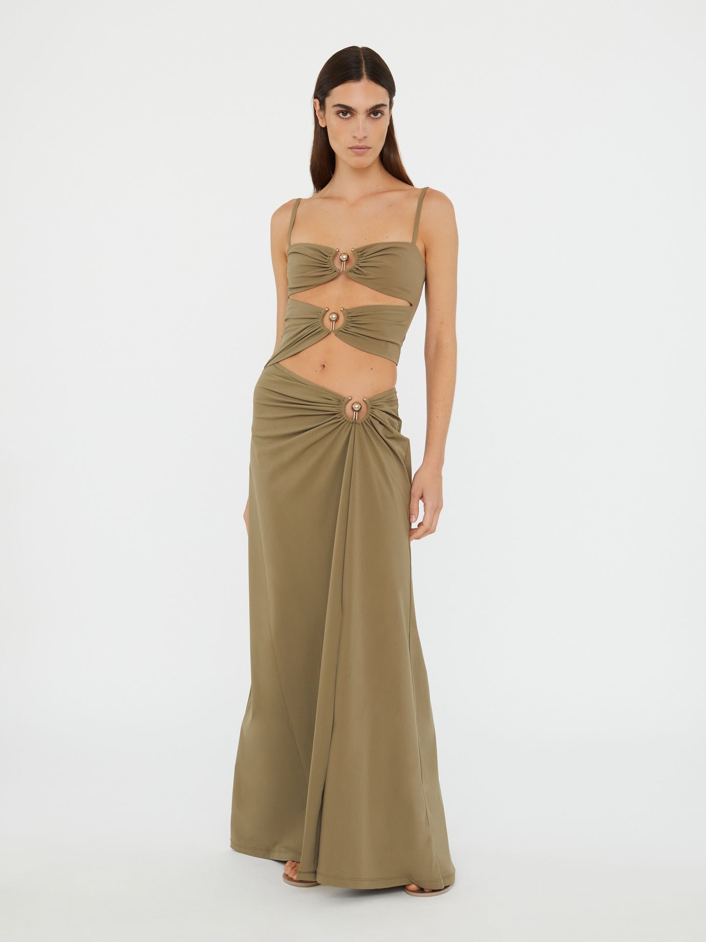 Christopher Esber Ruched Orbit Split (Dress)