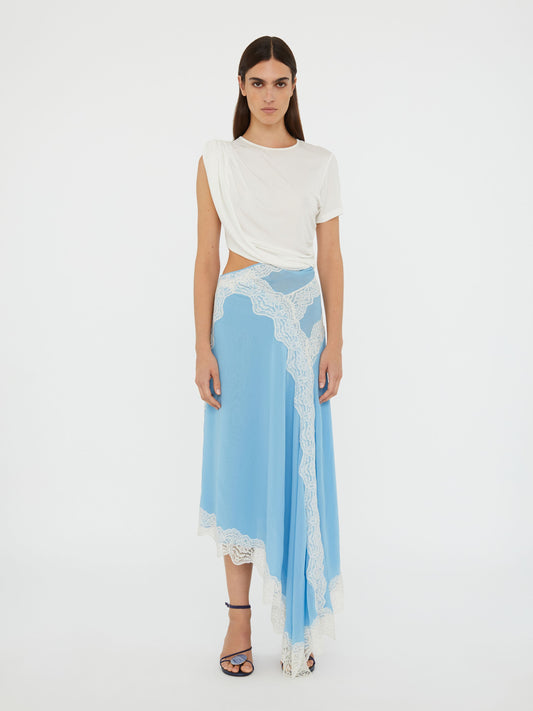 Image of Dresses. Productname: Christopher Esber Verve Twisted Tee Dress in Multi colour by brand - Christopher Esber