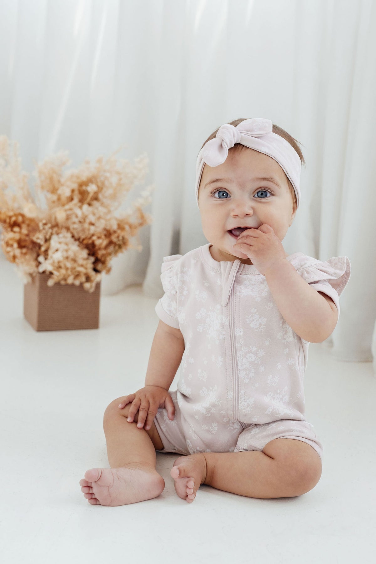 Eve Floral Zip Romper