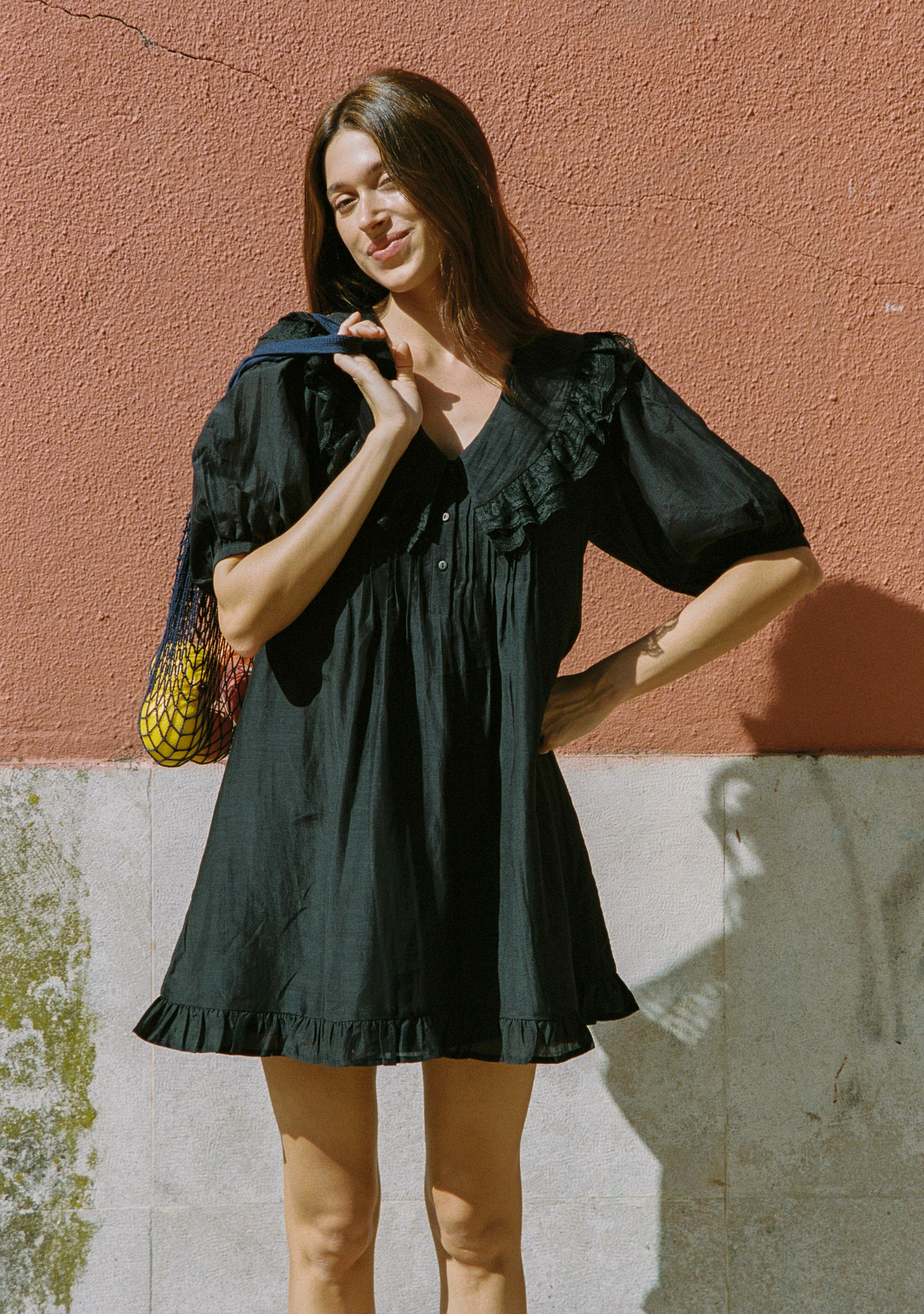 Image of Dresses. Productname: Auguste The Label Otis Mini Dress in Black colour by brand - Auguste The Label