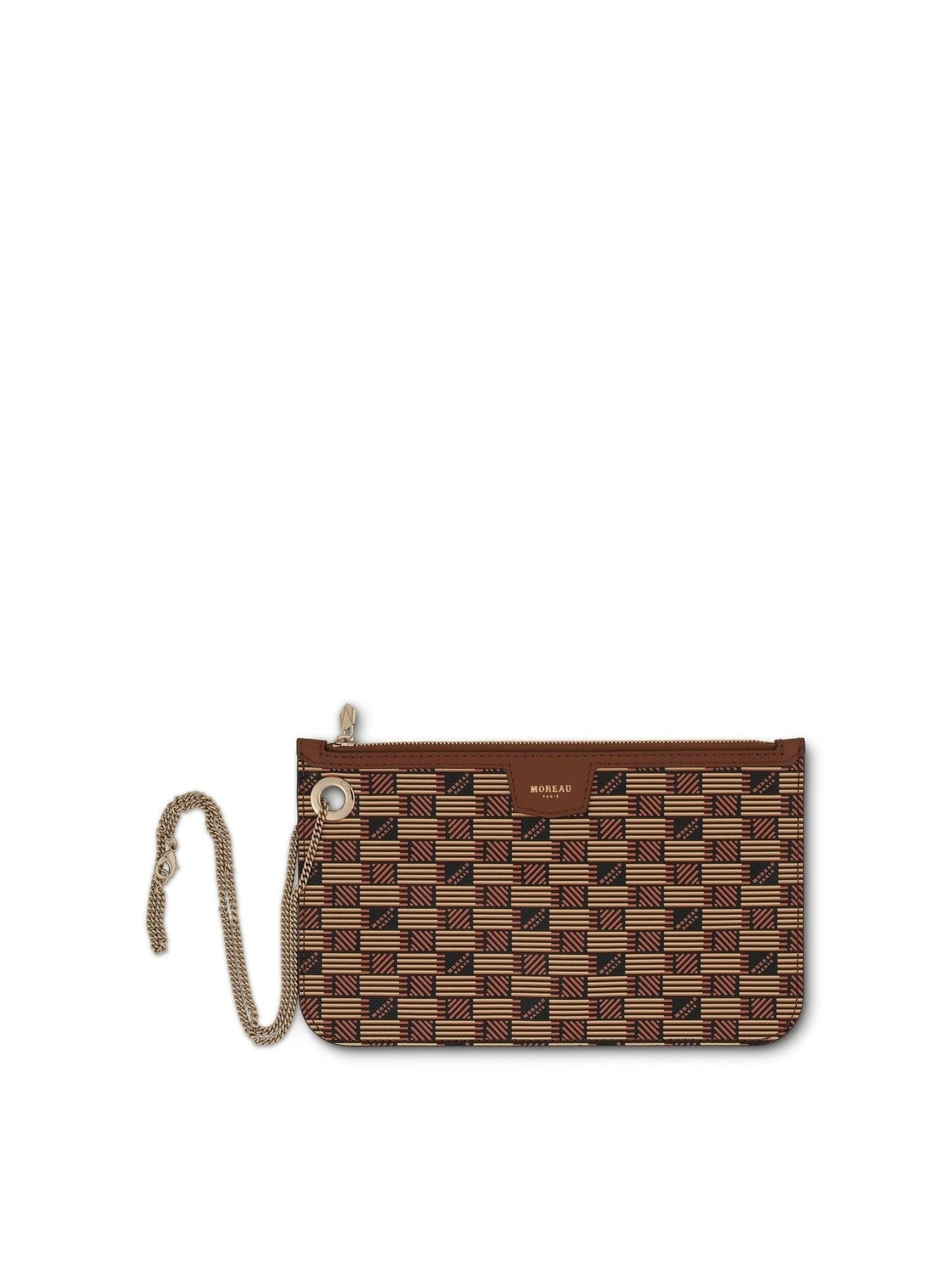 Image of Wallets & Money Clips. Product name - Saint Marina Pouch in Brown colour by brand - MOREAU