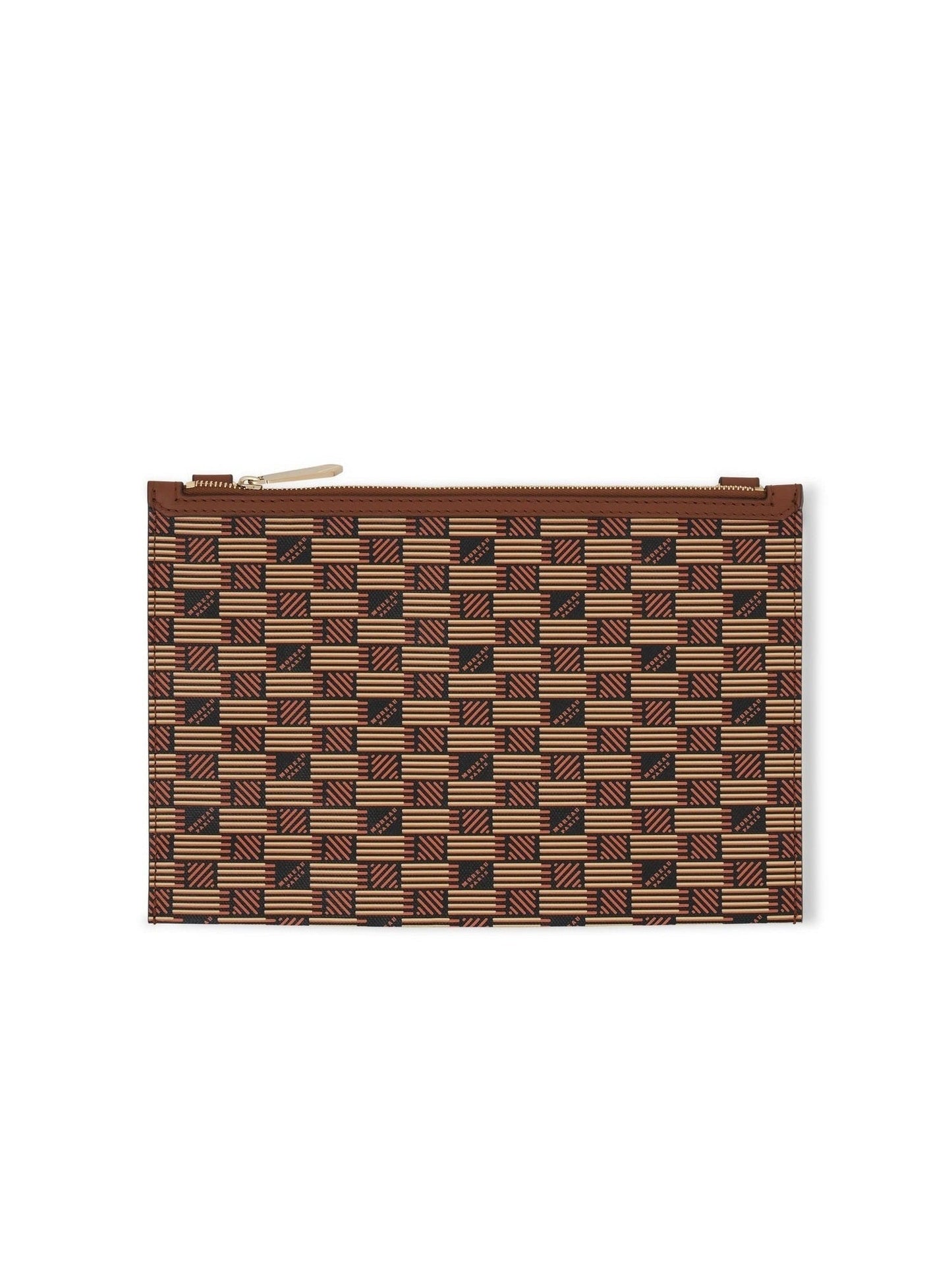 Image of Wallets & Money Clips. Product name - Saint Multiple Pouch Crossbody Extra PM in Brown colour by brand - MOREAU