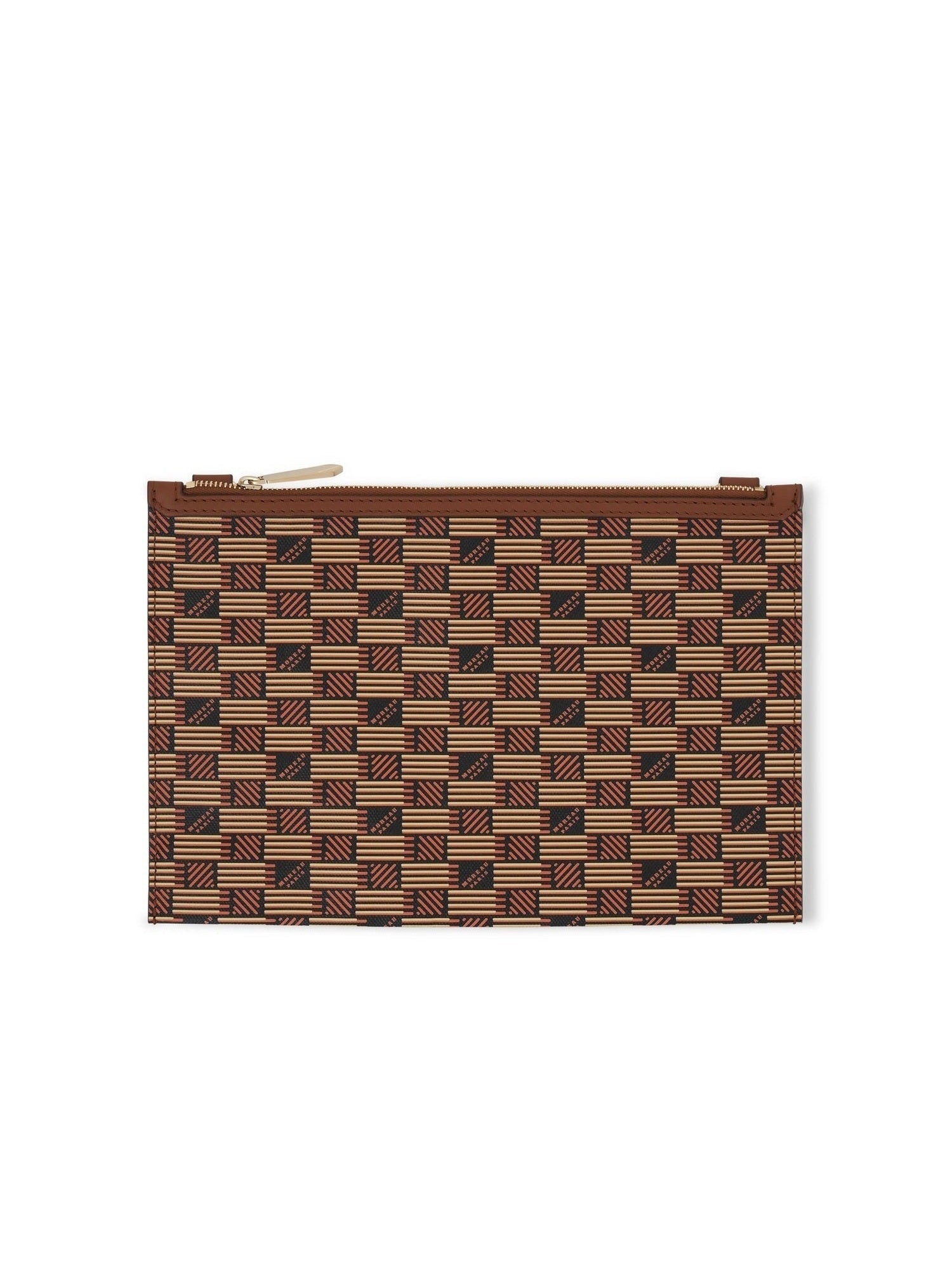 Image of Wallets & Money Clips. Product name - Saint Multiple Pouch Crossbody Extra PM in Brown colour by brand - MOREAU
