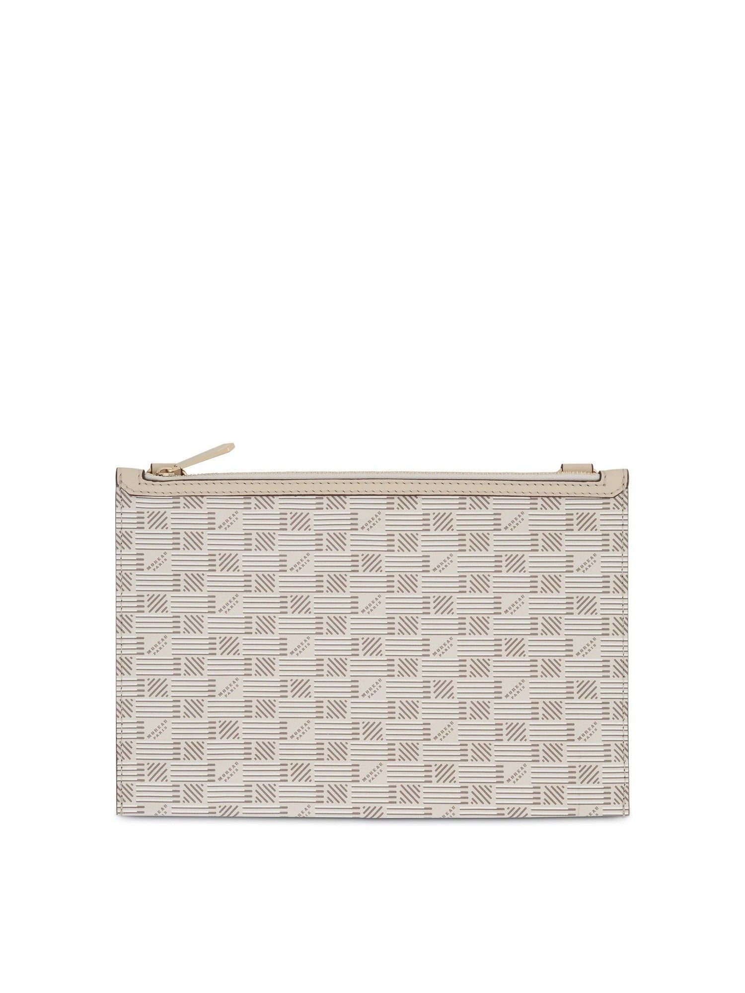 Image of Wallets & Money Clips. Product name - Saint Multiple Pouch Crossbody PM in White colour by brand - MOREAU