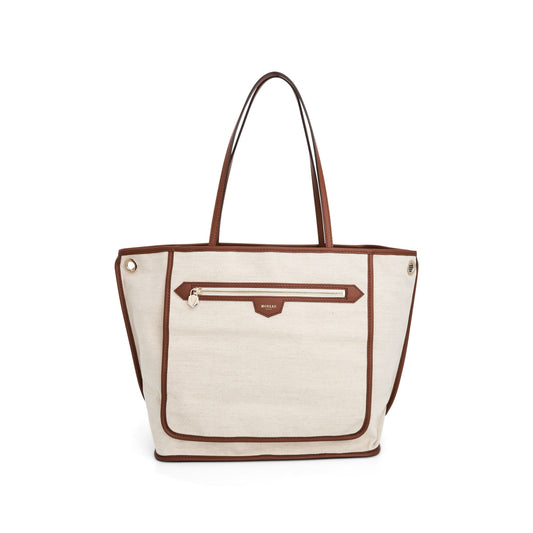 Image of Bags. Productname: MOREAU Saint Tropez Tote Reverse MM in NATURAL colour by brand - MOREAU
