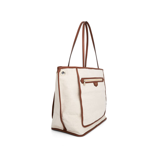 MOREAU Saint Tropez Tote Reverse MM (Natural)