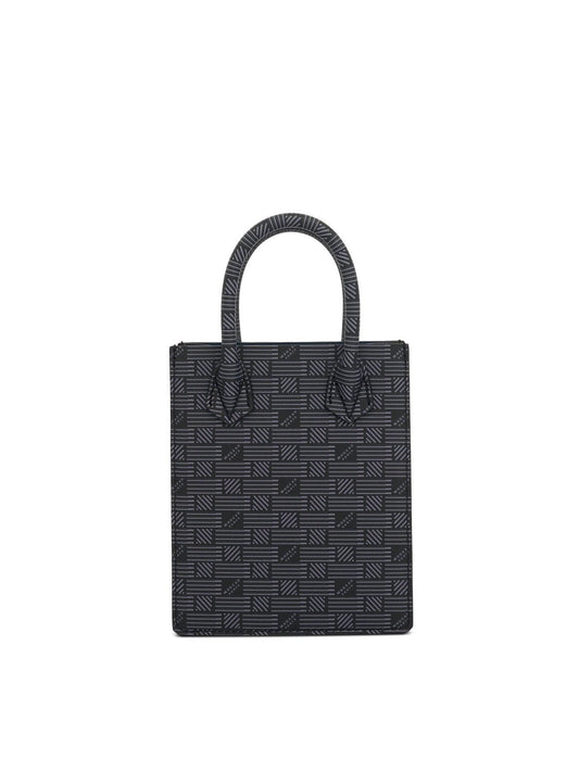 Image of Bags. Productname: MOREAU Suite XS Bag in Printed Calf in Black Blue colour by brand - MOREAU