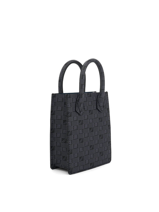 MOREAU Suite XS Bag (Printed Calf in Black Blue)