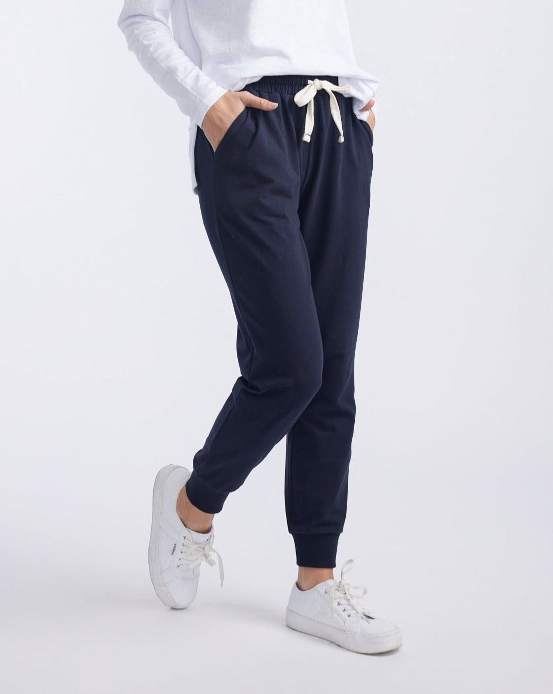 White & Co. The Sunday Lounge Pant (Navy)