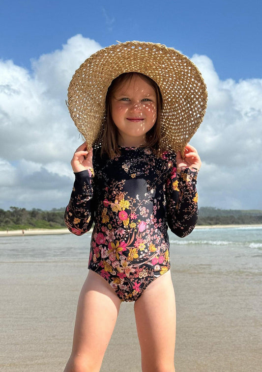 Image of Swimwear. Productname: LITTLE AUGUSTE Suns Out Bodysuit in Print colour by brand - LITTLE AUGUSTE