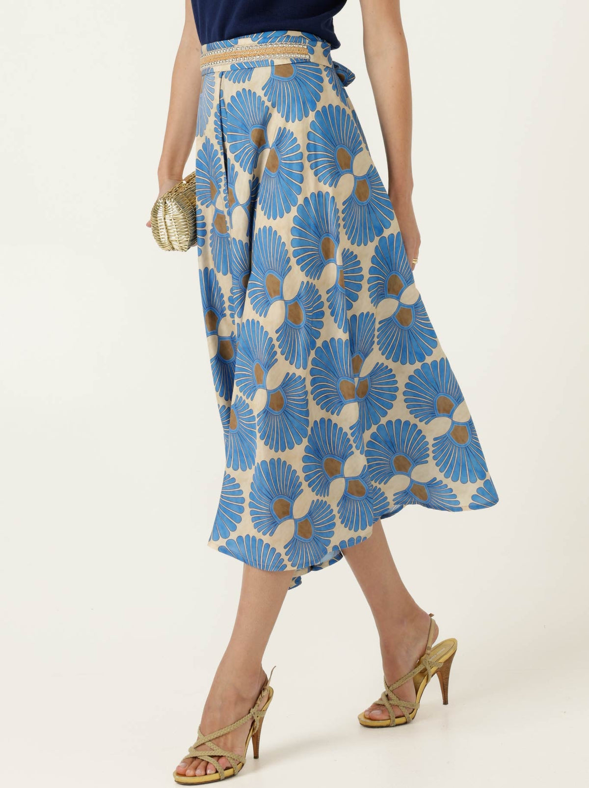 SACHA DRAKE AMBROSIA SKIRT (Blue Tan)