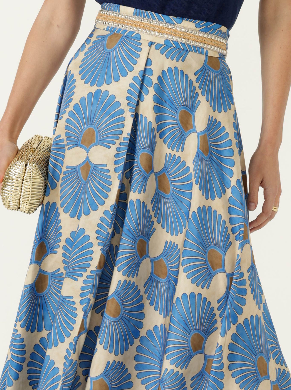 SACHA DRAKE AMBROSIA SKIRT (Blue Tan)