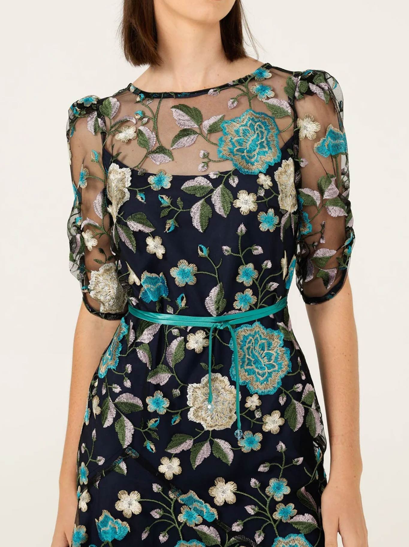 SACHA DRAKE CARDELINA LACE DRESS (Navy)