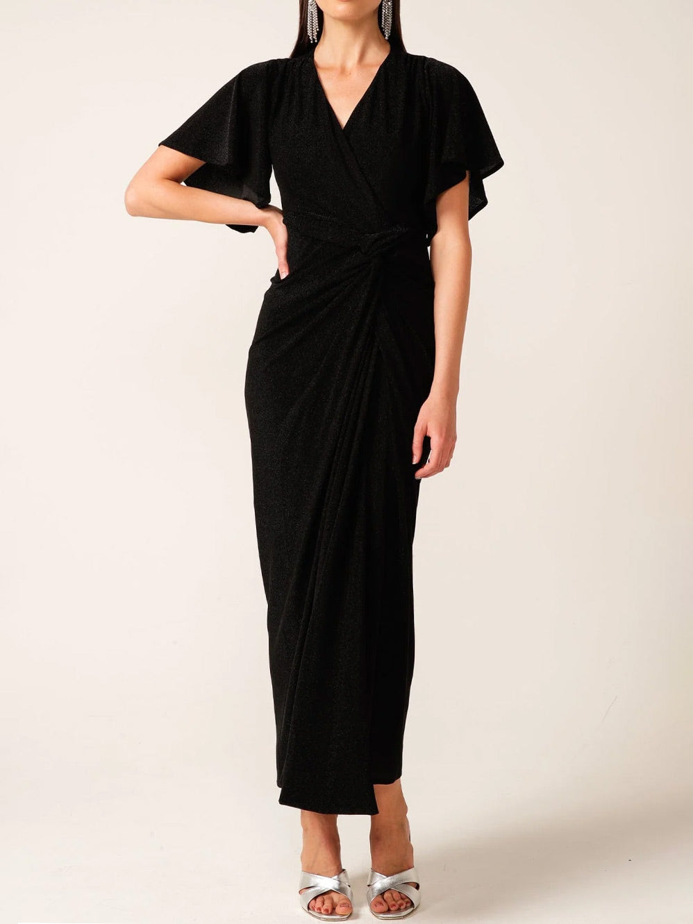 Image of Dresses. Product name - SACHA DRAKE THE EMPORIUM MAXI DRESS in Black colour by brand - Sacha Drake Pty Ltd