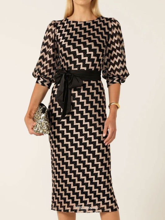 Image of Dresses. Productname: Sacha Drake Heart Of Paris Dress in Black /Gold colour by brand - Sacha Drake Pty Ltd