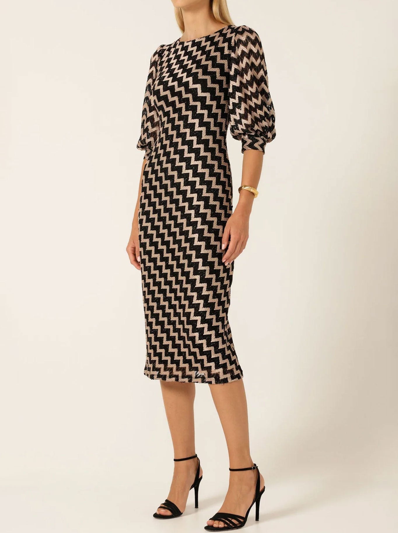 Sacha Drake Heart Of Paris Dress (Black /Gold)