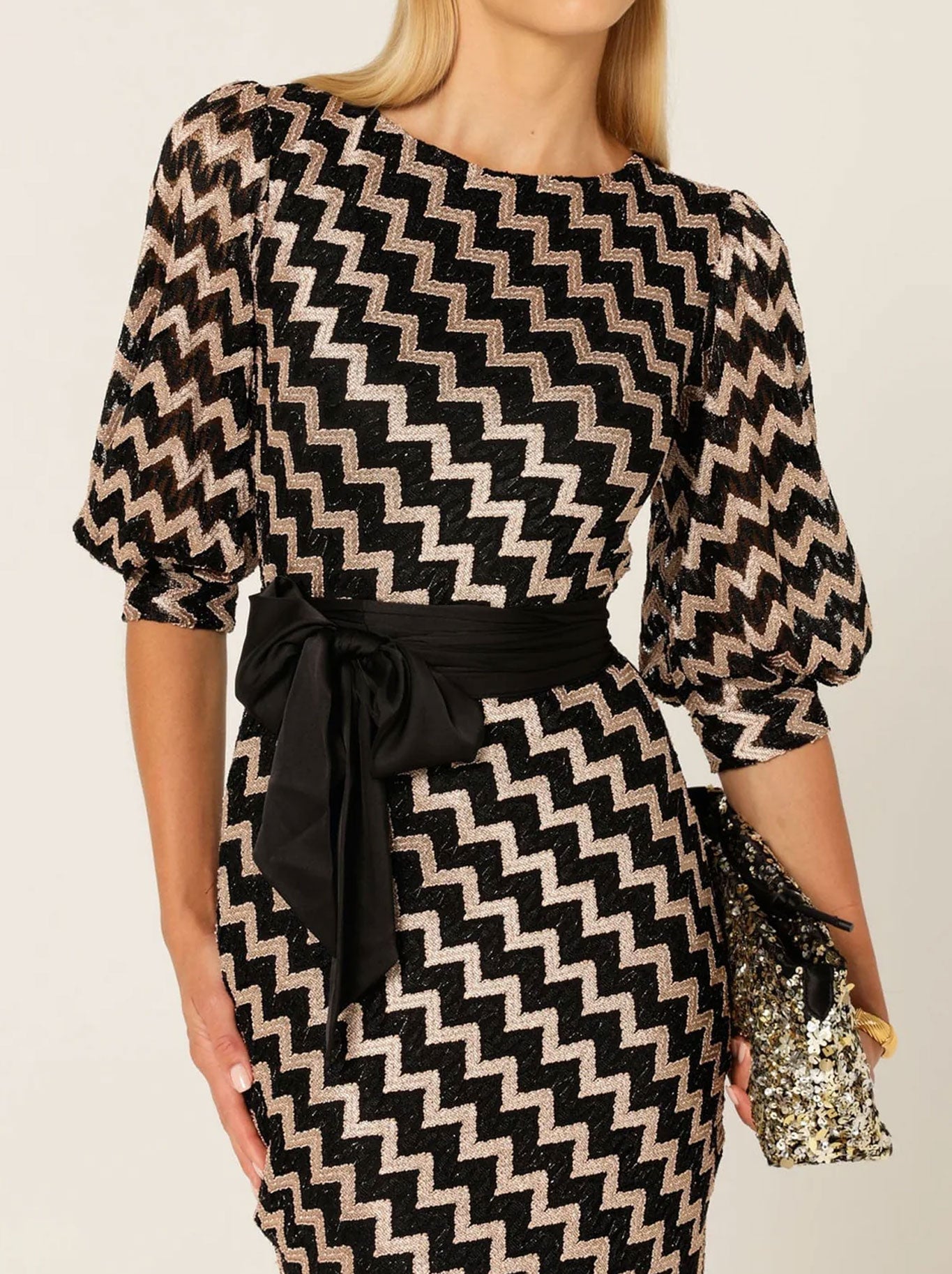 Sacha Drake Heart Of Paris Dress (Black /Gold)