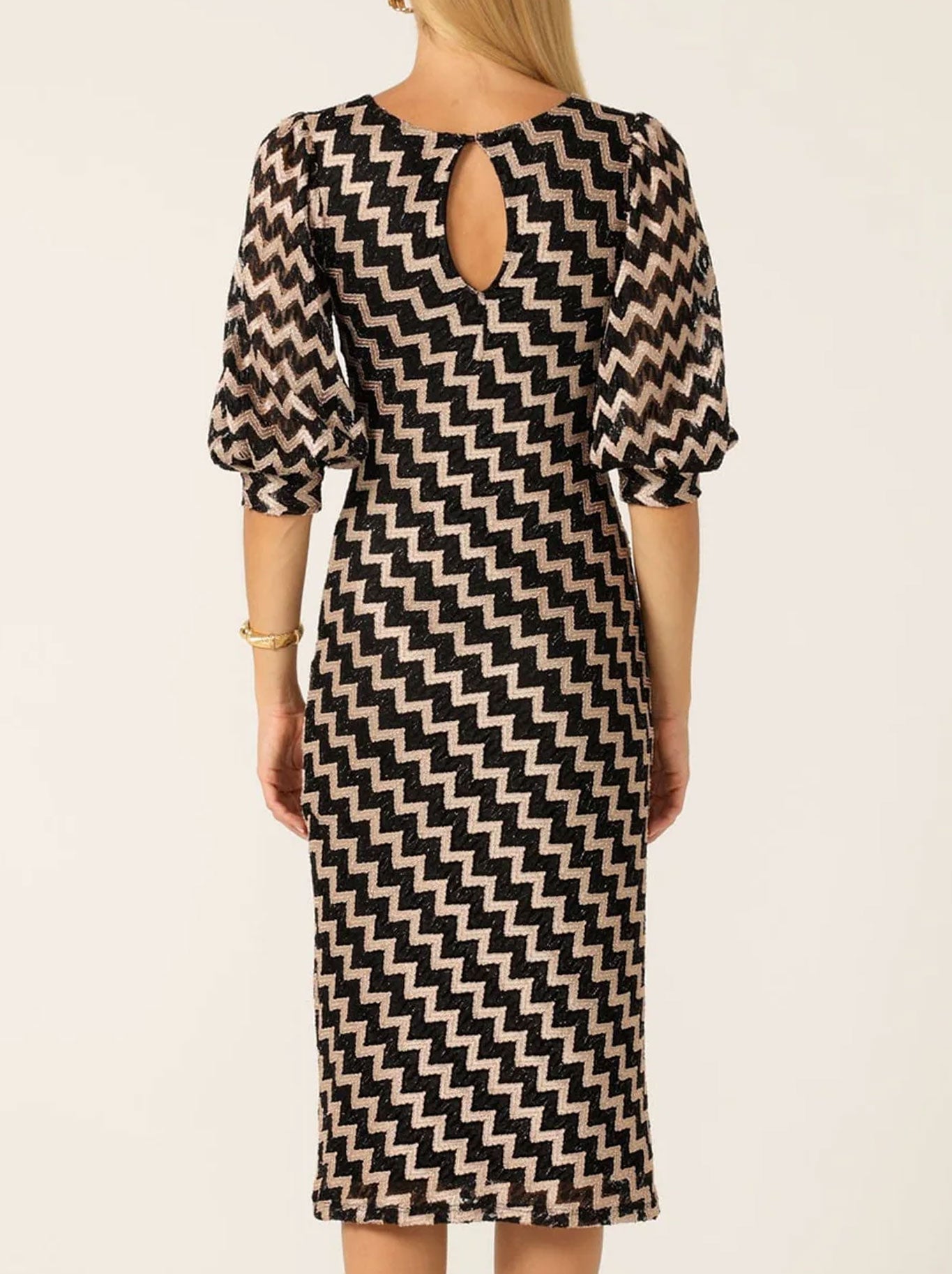 Sacha Drake Heart Of Paris Dress (Black /Gold)