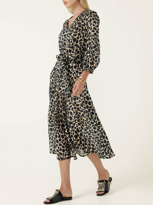 Sacha Drake Hastings Dress (Black Ivory Gold)