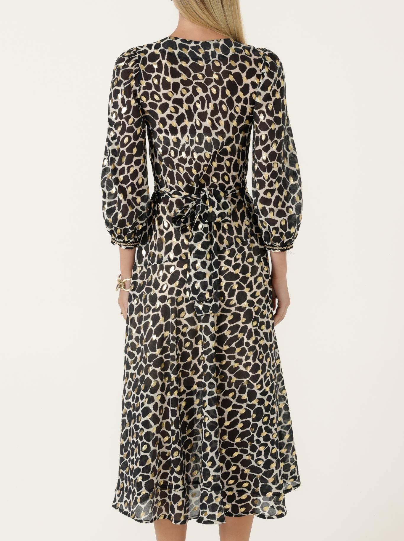 Sacha Drake Hastings Dress (Black Ivory Gold)