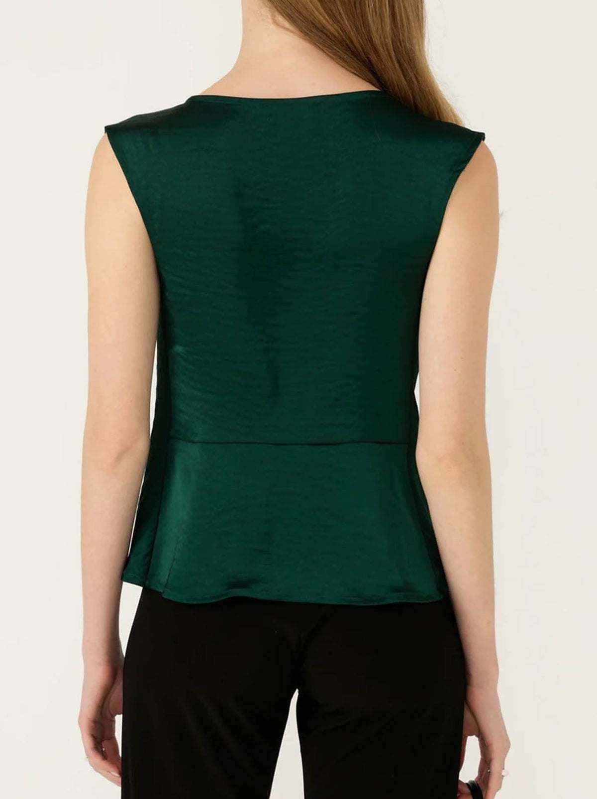 Sacha Drake Luxe Cowl Bias Top (Emerald)