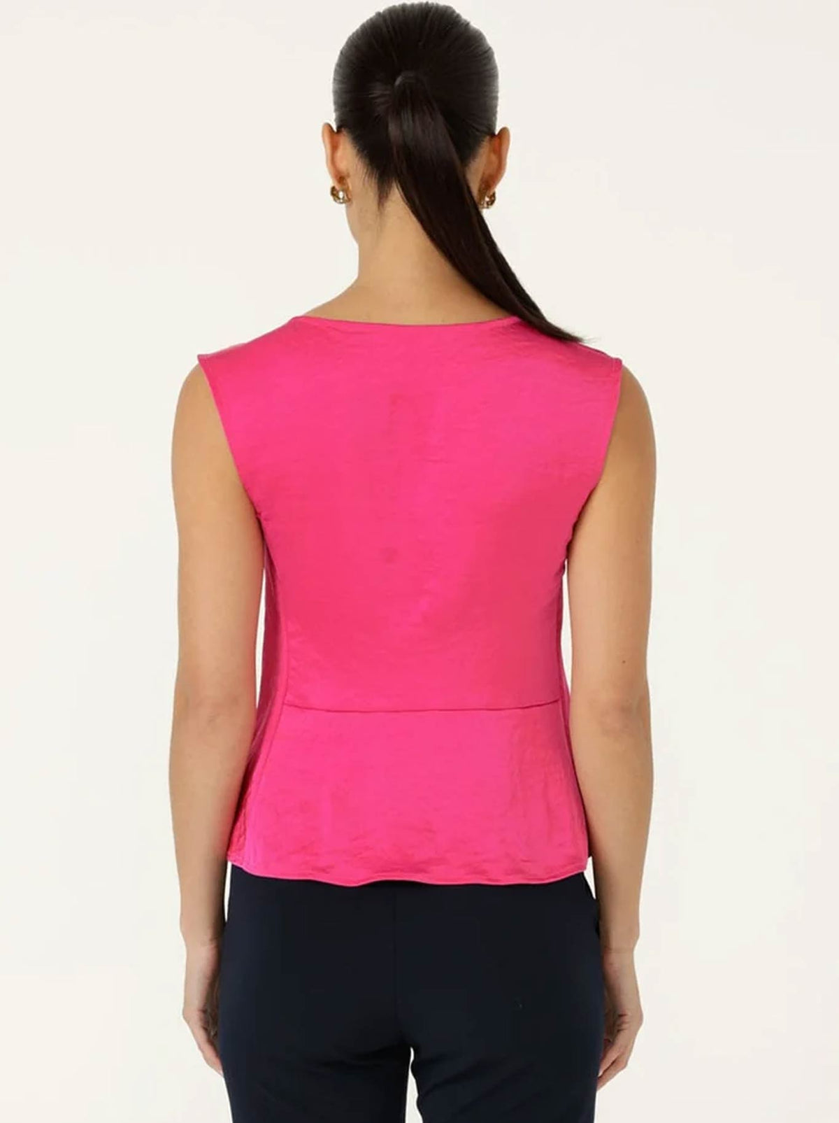 Sacha Drake Luxe Cowl Bias Top (Pink)