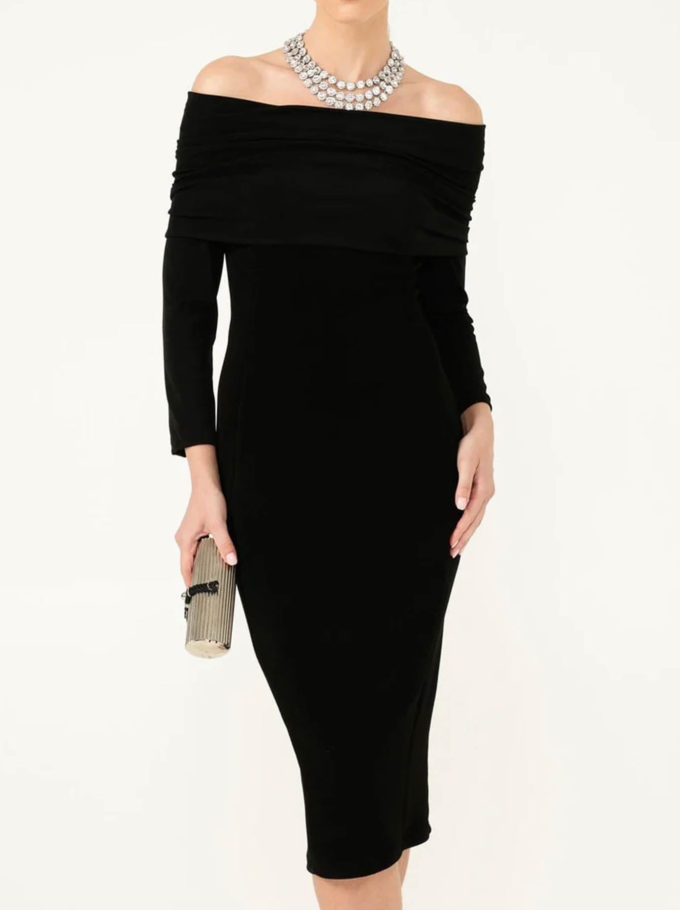 Image of Dresses. Product name - Sacha Drake Melissa Dress in Black colour by brand - Sacha Drake