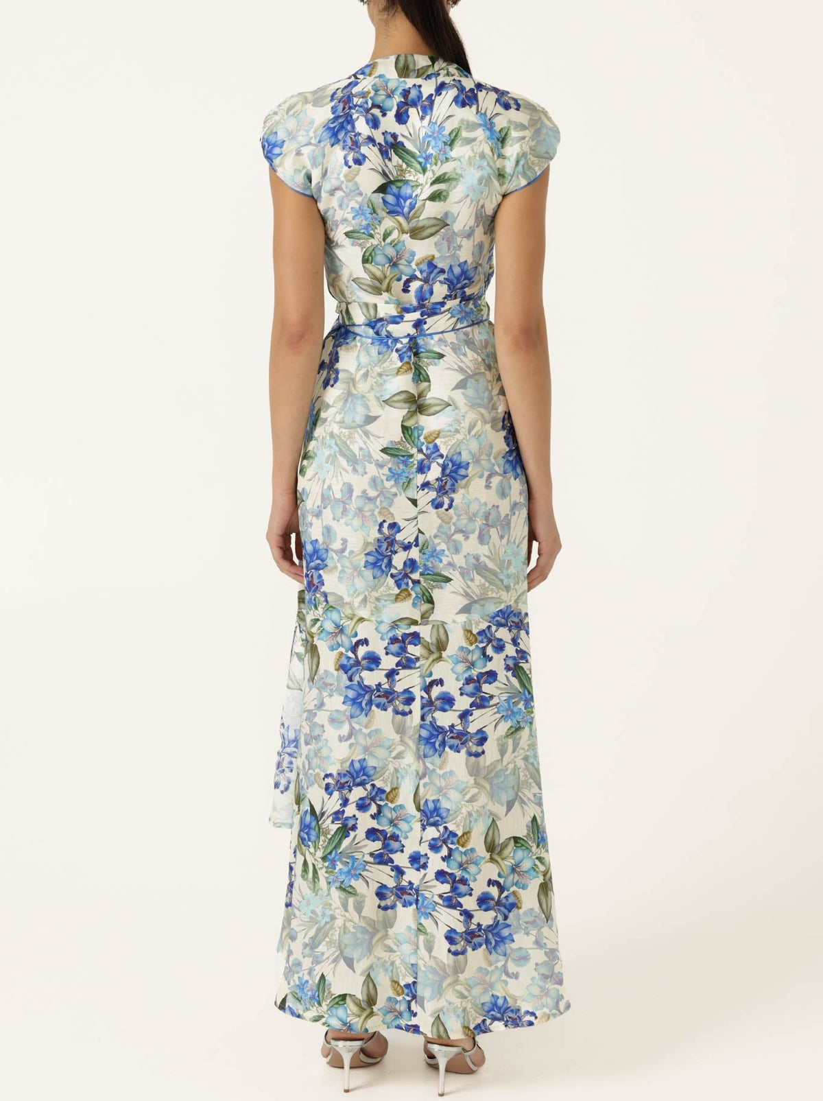 SACHA DRAKE MARIETTE WRAP DRESS (Blue Iris)