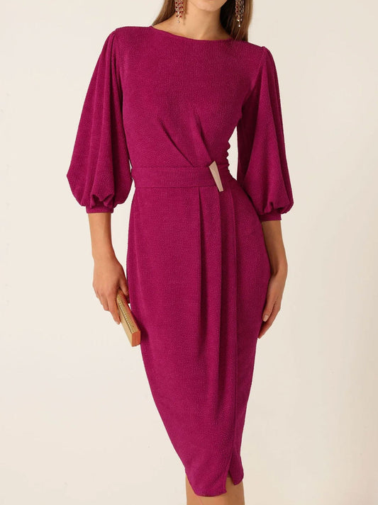Image of Dresses. Product name - Sacha Drake Nicole Dress in Raspberry colour by brand - Sacha Drake Pty Ltd