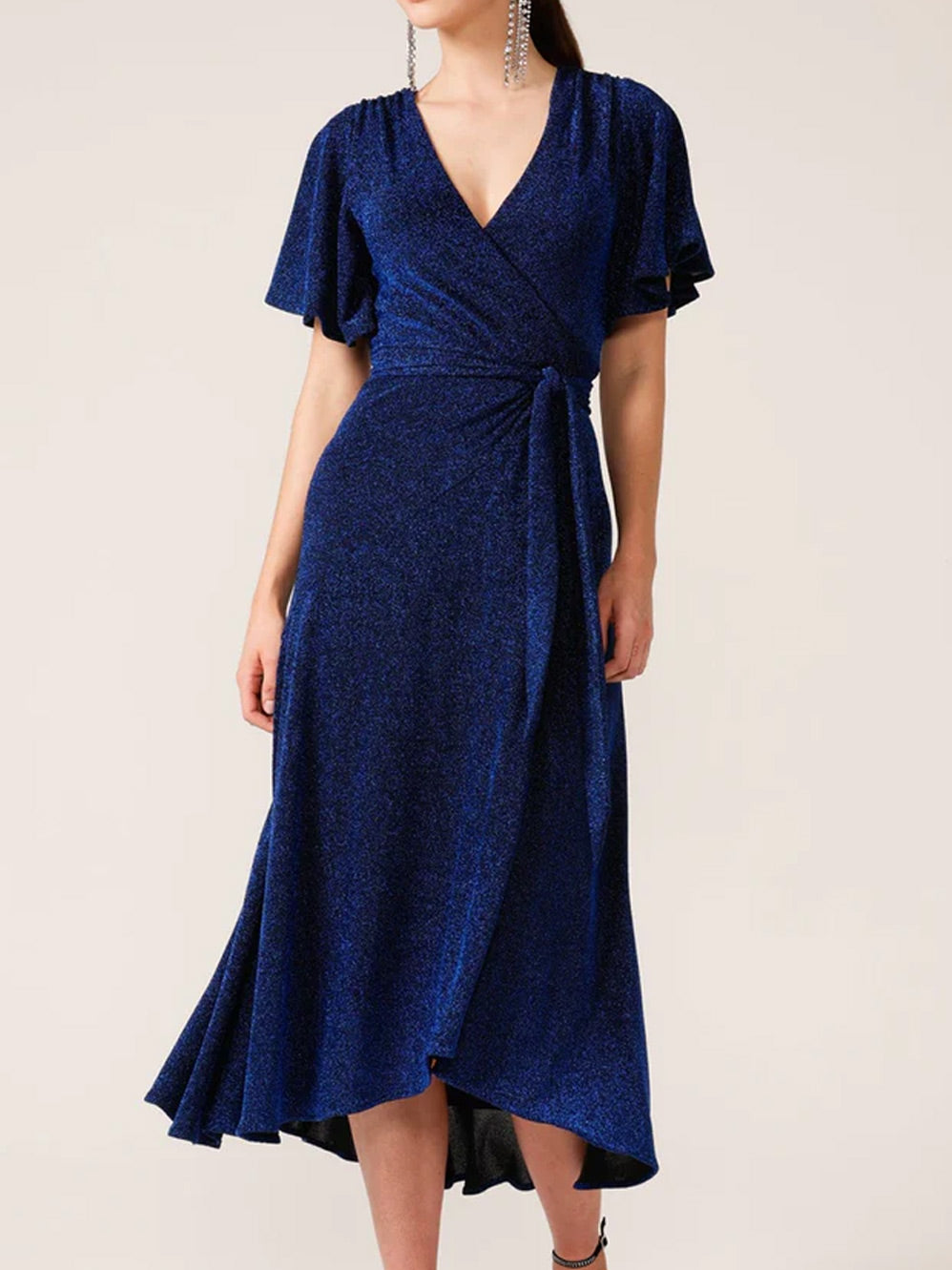SACHA DRAKE STARGAZE WRAP DRESS (Emerald)