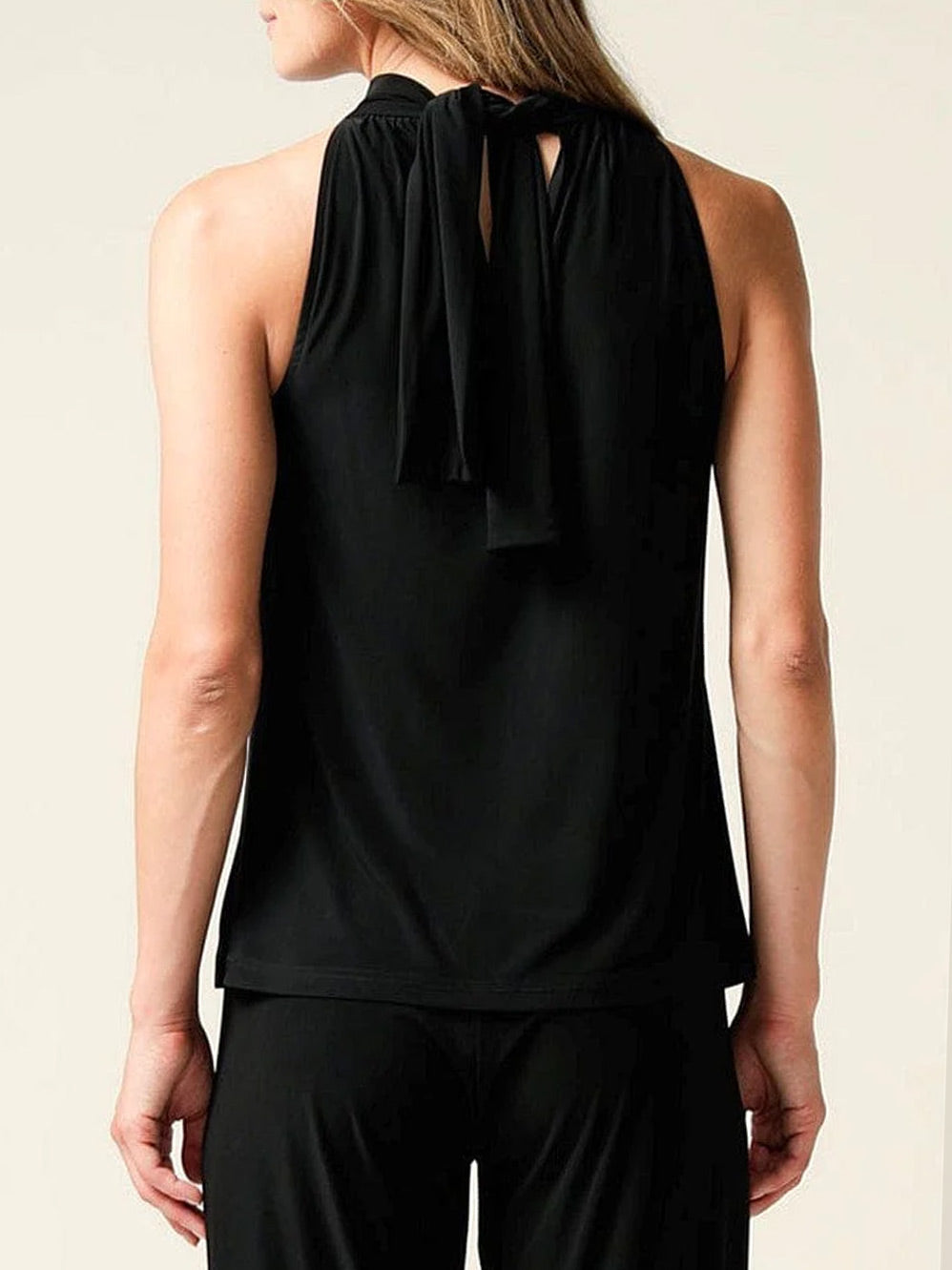 SACHA DRAKE HIGH NECK TOP (Black)