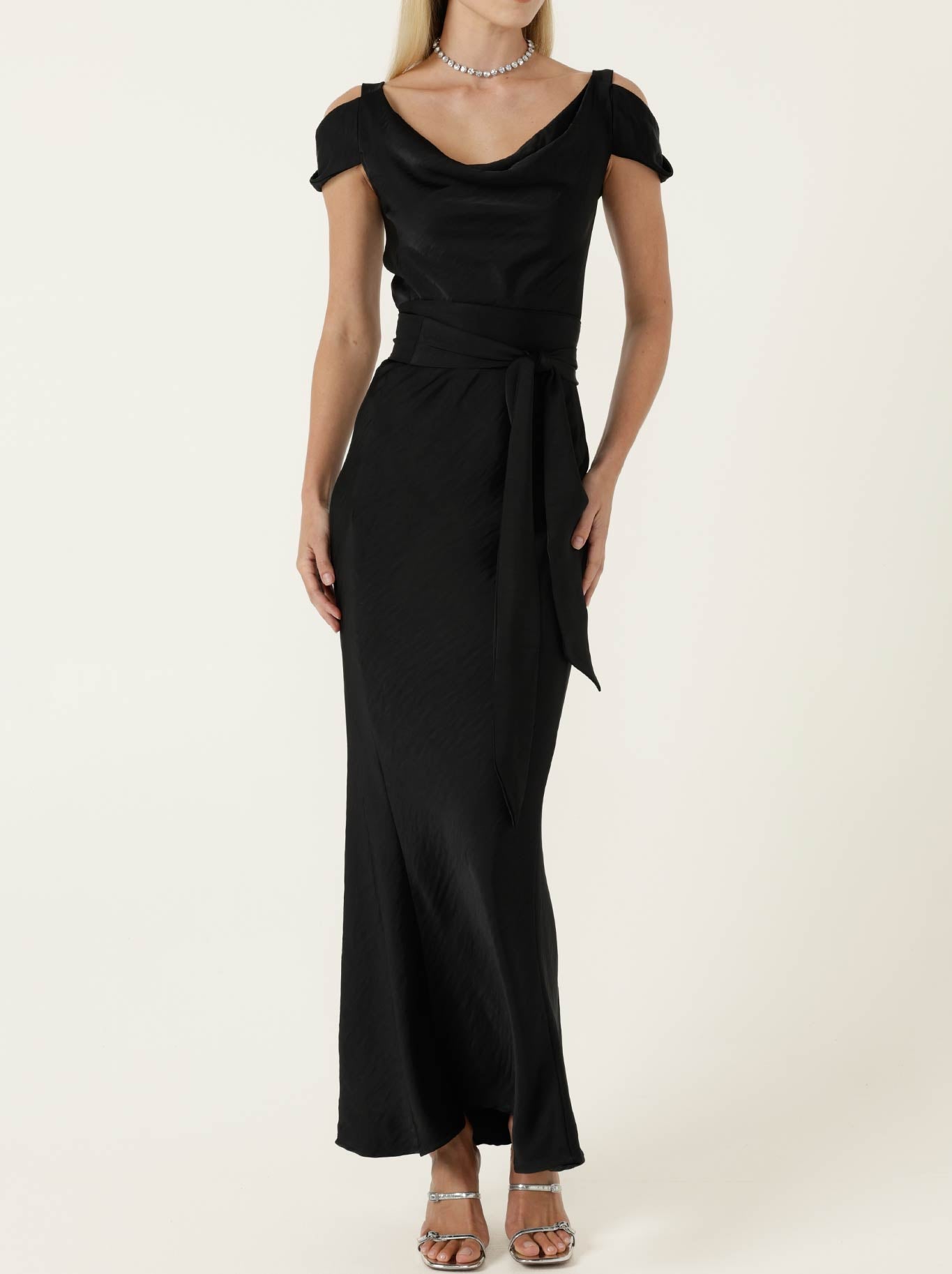Image of Dresses. Product name - SACHA DRAKE SIGRID DRESS in Black colour by brand - Sacha Drake