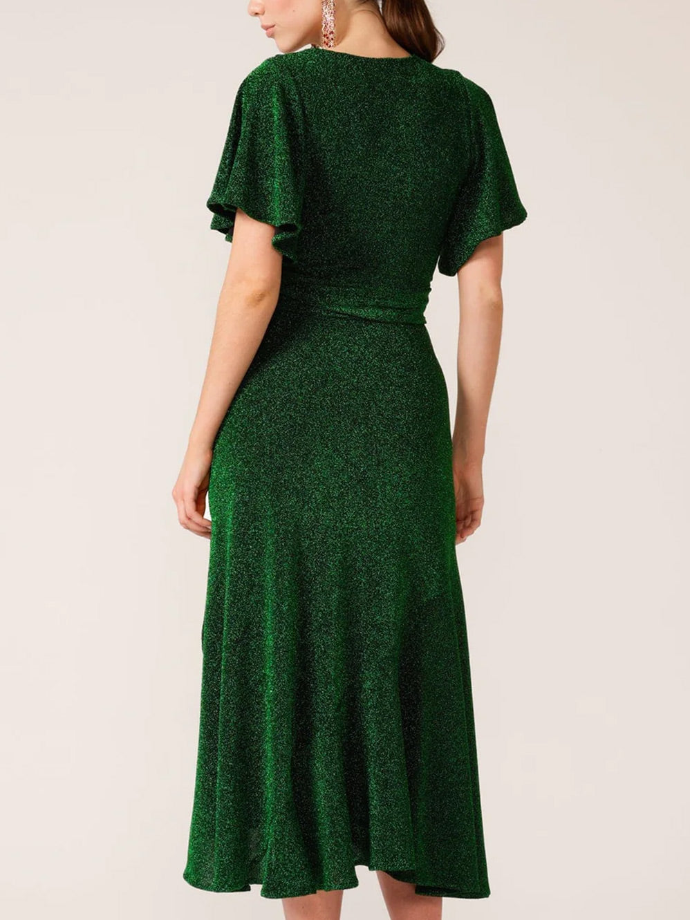 SACHA DRAKE STARGAZE WRAP DRESS (Emerald)