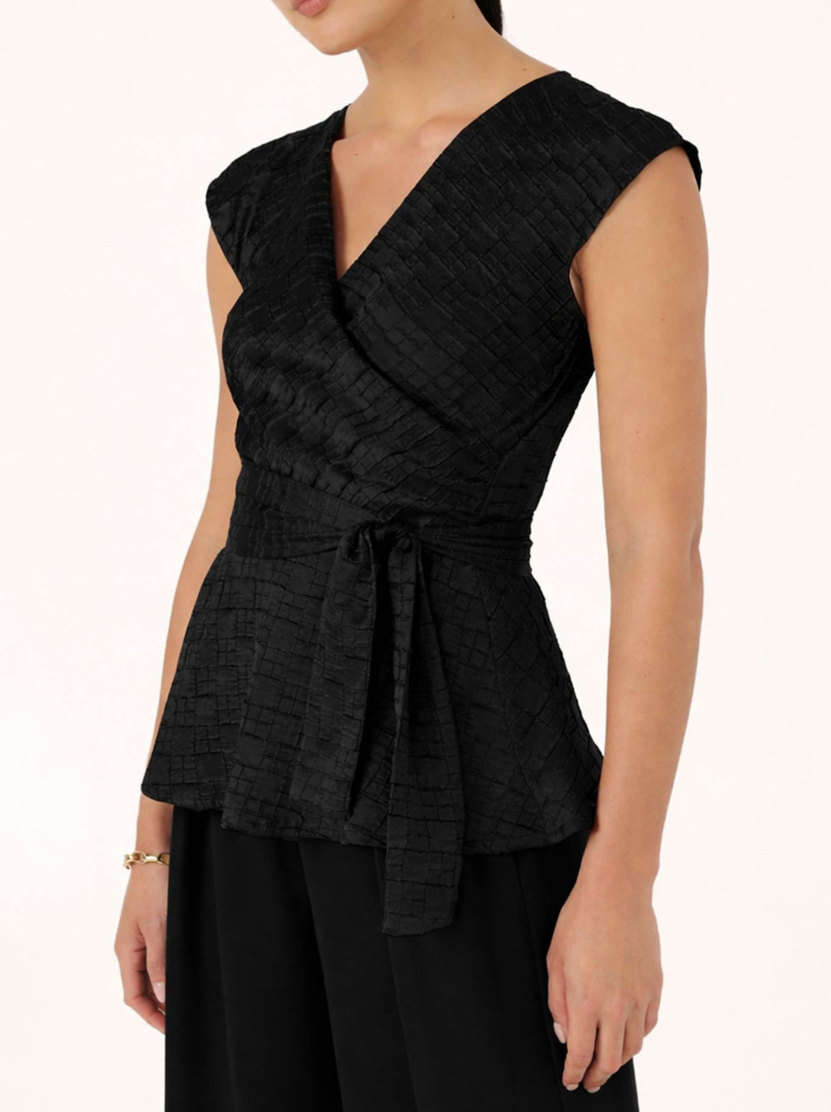 SACHA DRAKE SYLVIA TOP (Black)