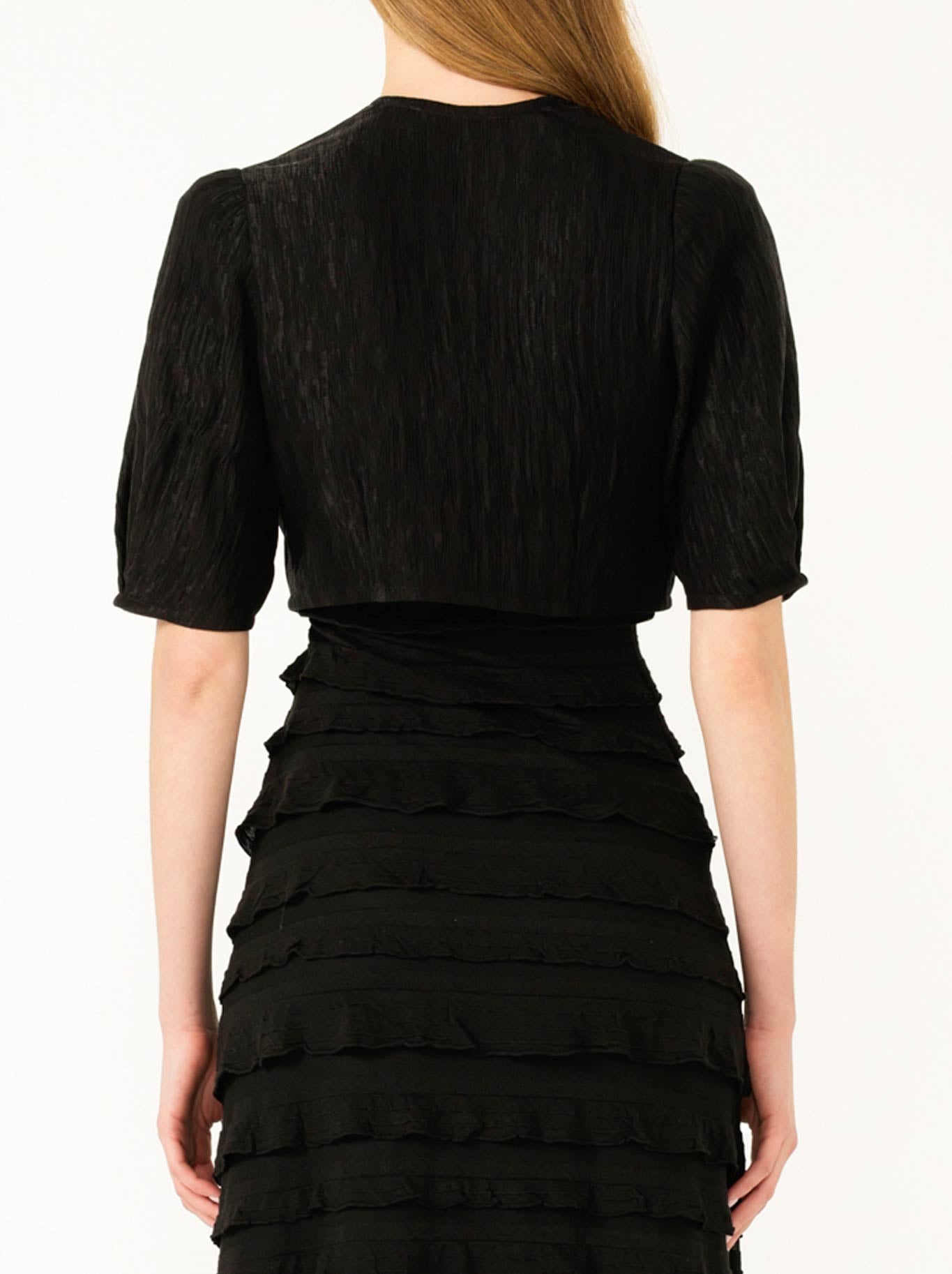 SACHA DRAKE TUCK SLEEVE JACKET (Black)