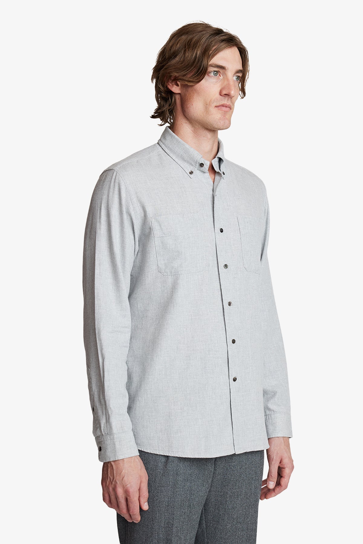 Anthony Squires Sam Light brushed twill (Grey)
