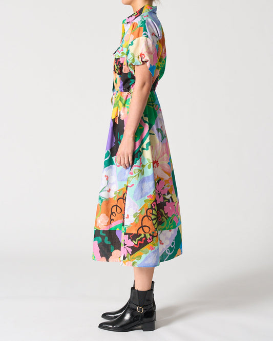 Walnut Melbourne Santiago Dress (Jardin Des Fleurs)