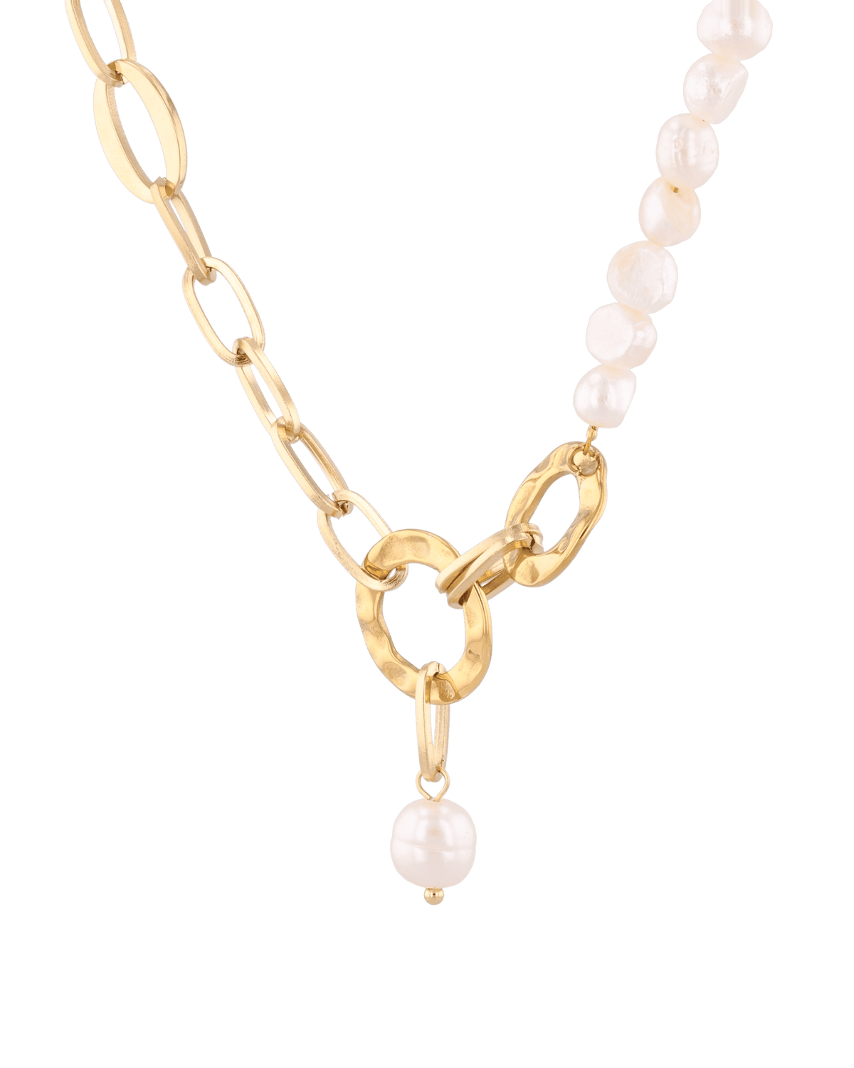 LAVANA Sardinia Gold Pearl Necklace
