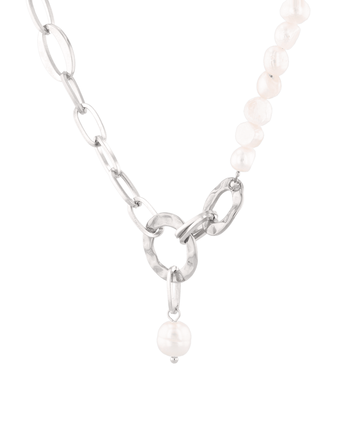 LAVANA Sardinia Silver Pearl Necklace