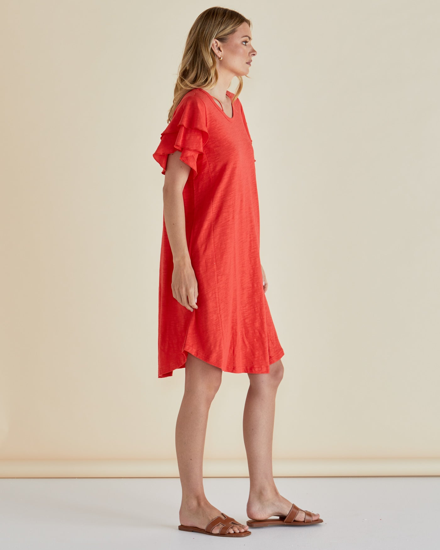 Betty Basics Sydney Tee Dress (Red)