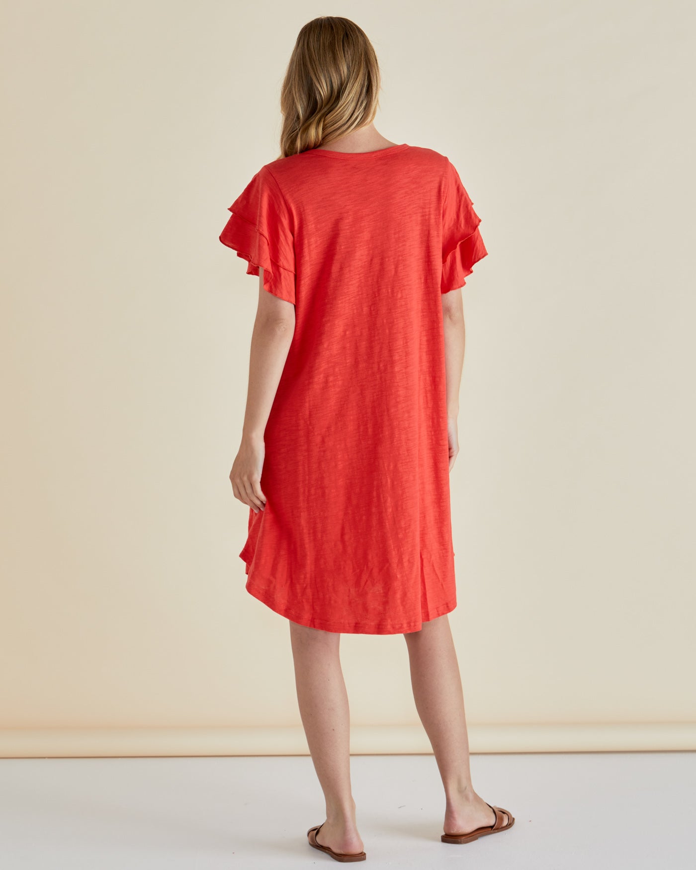 Betty Basics Sydney Tee Dress (Red)
