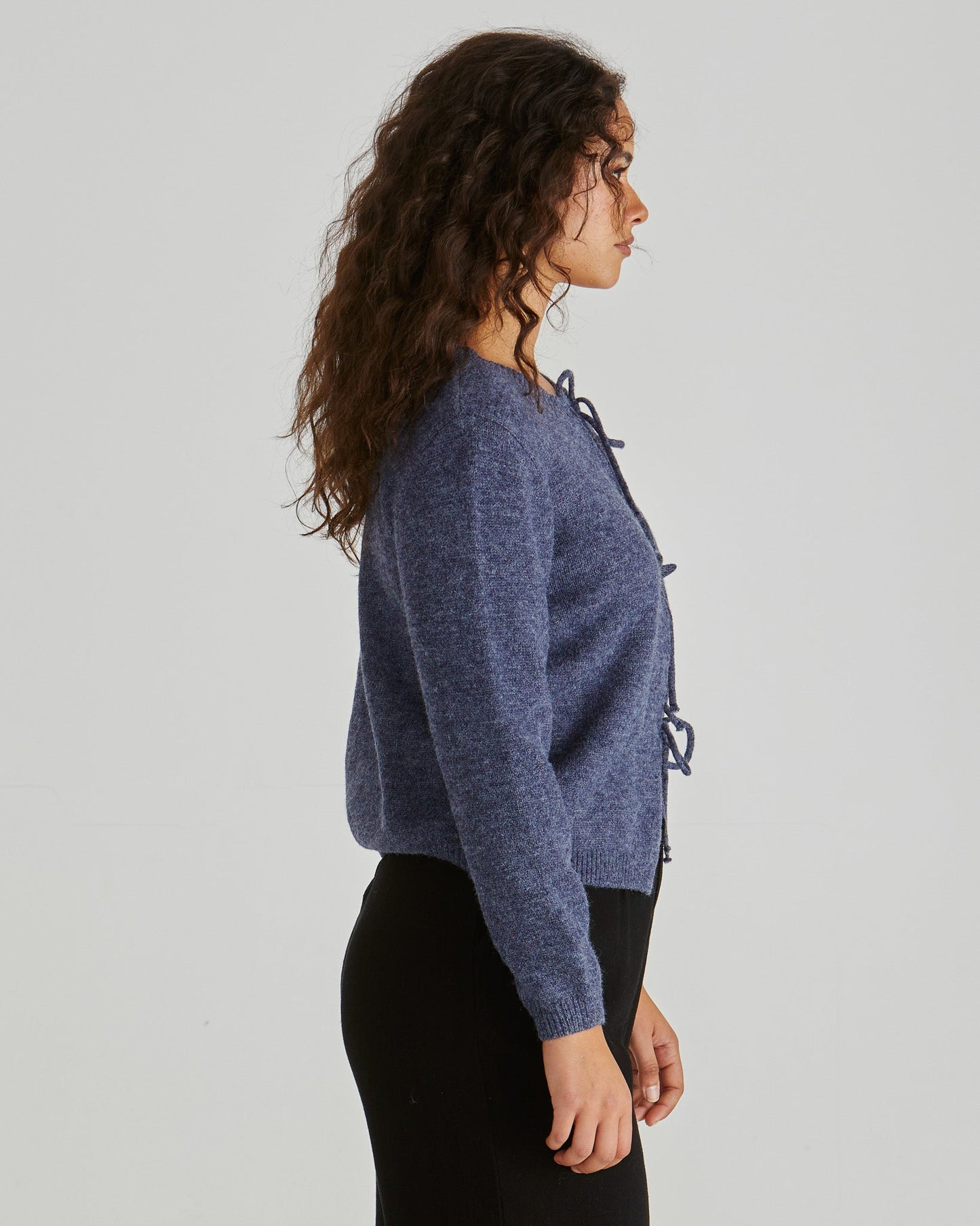 Sass Clothing Greta Cardi (Navy Marle)