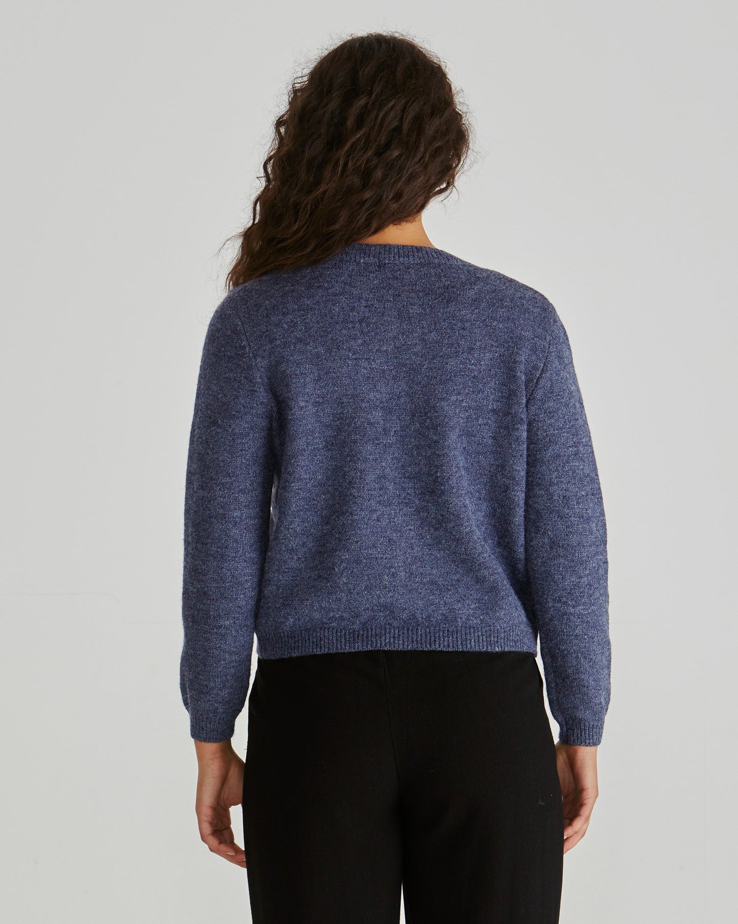 Sass Clothing Greta Cardi (Navy Marle)