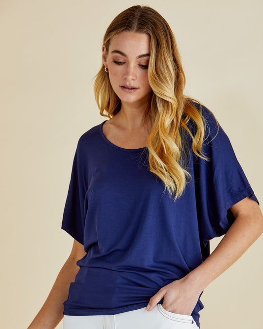 Betty Basics Maui Tee (Navy)