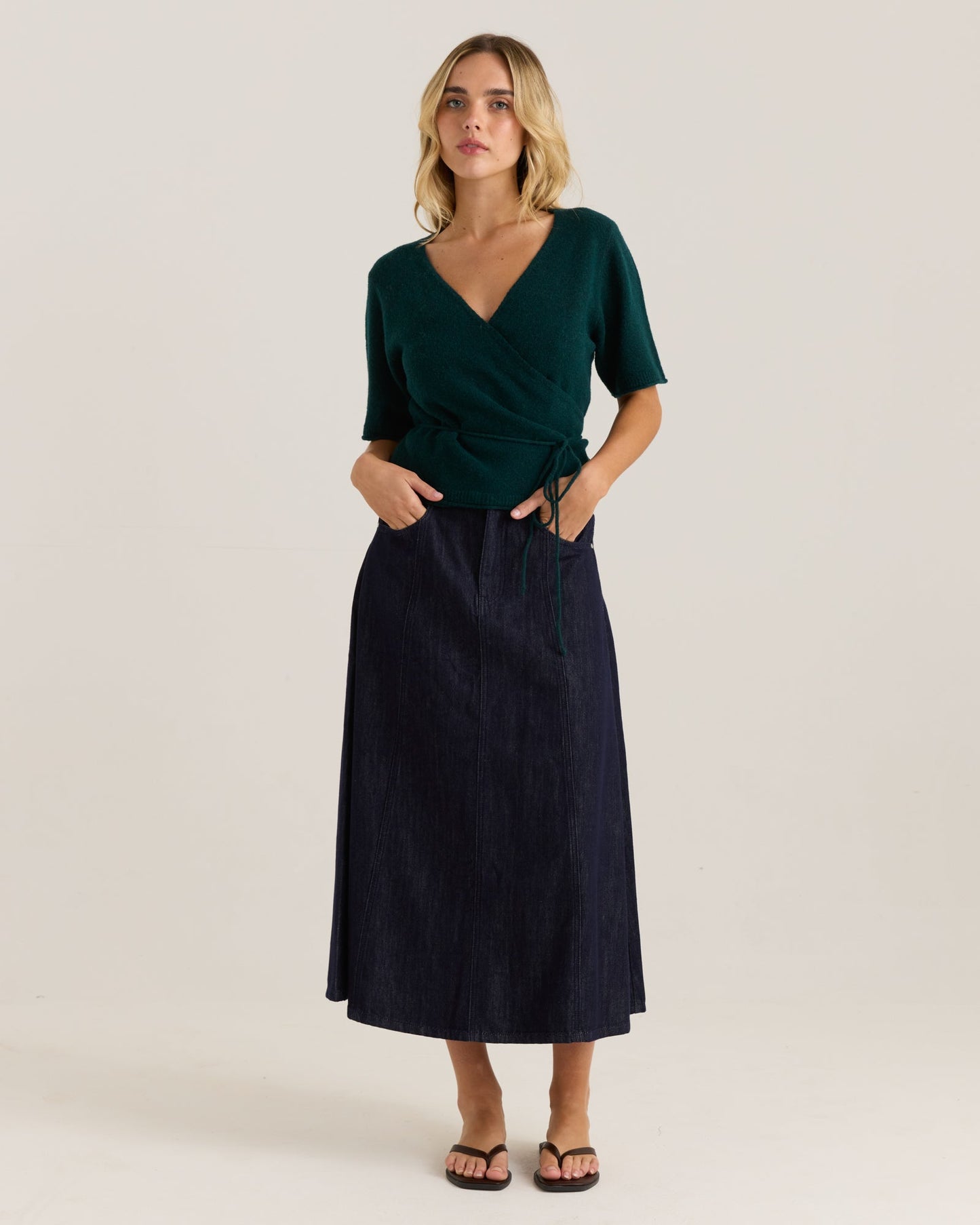 Sass Clothing Casey Cardi (Teal)
